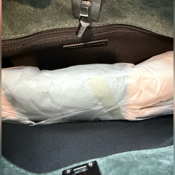 NWT!! Rebecca Minkoff Darren Shoulder Bag in Deep Jade/Gunmetal - Picture 6 of 11